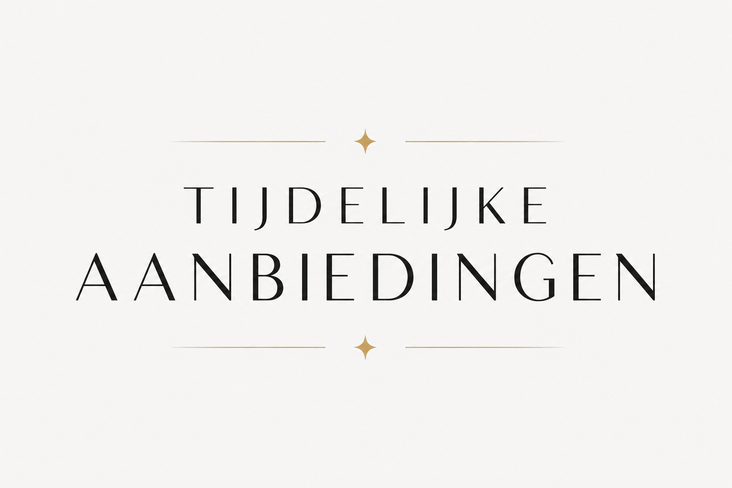 Tijdelijke aanbiedingen
