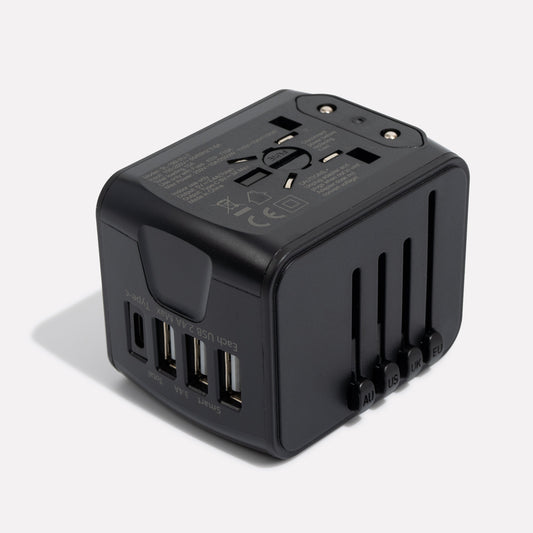 Universele Reisadapter – Wereldstekker met USB & USB-C voor 150+ Landen