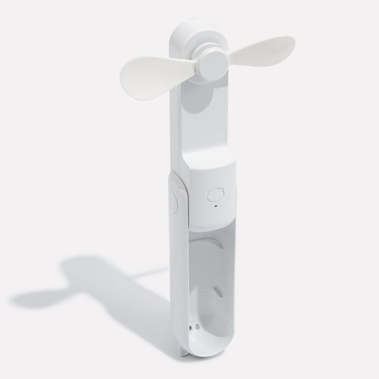 Draagbare Mini Ventilator – Oplaadbare Zakventilator met Powerbank & Zaklamp