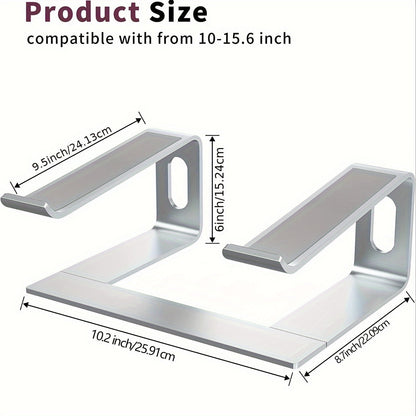 Aluminium Laptopstandaard – Ergonomisch en Ventilerend