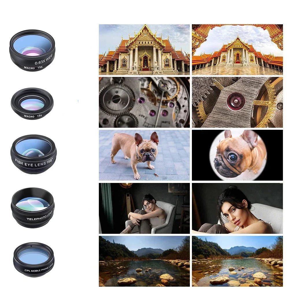VividView Camera Lens Kit - Upgrade de camera van je telefoon in seconden!