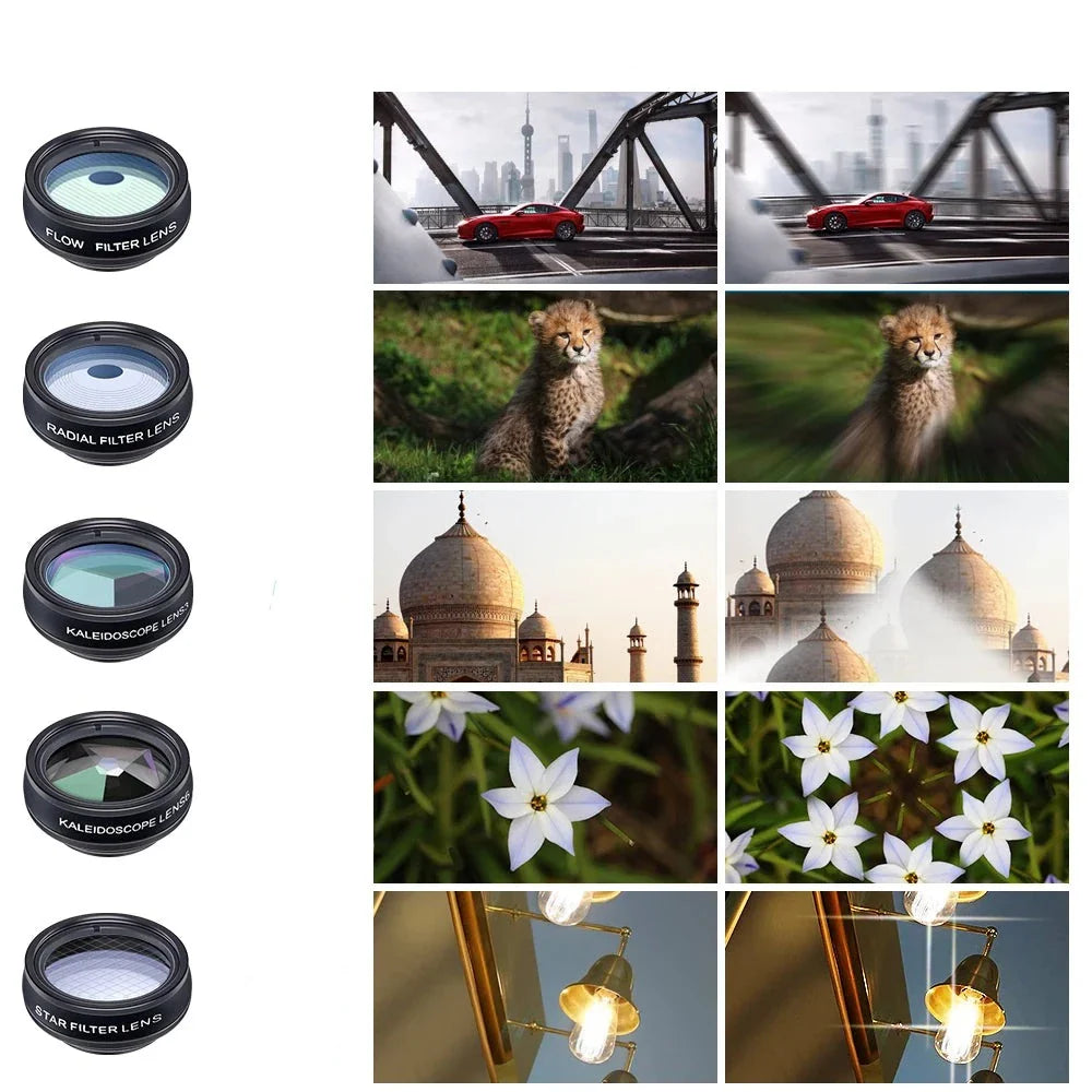 VividView Camera Lens Kit - Upgrade de camera van je telefoon in seconden!