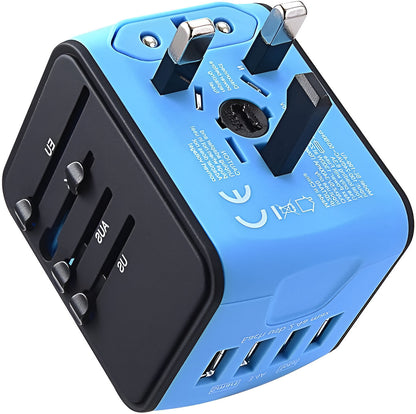 Universele Reisadapter – Wereldstekker met USB & USB-C voor 150+ Landen