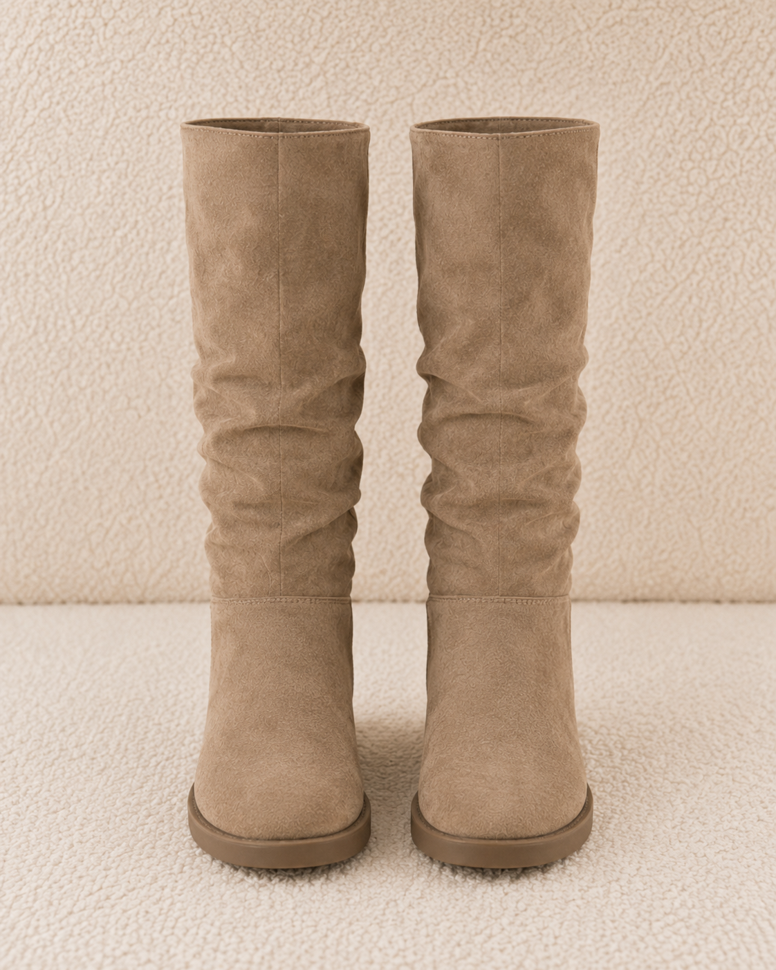 Hoge Dameslaarzen – Khaki