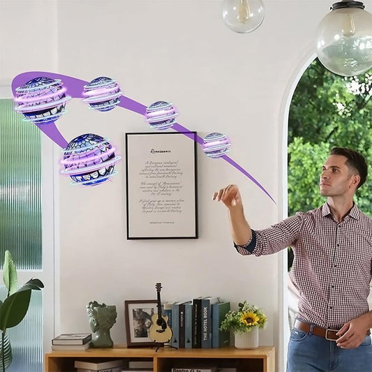 SpinGlider™ Bal | Magische lichtgevende boemerangbal