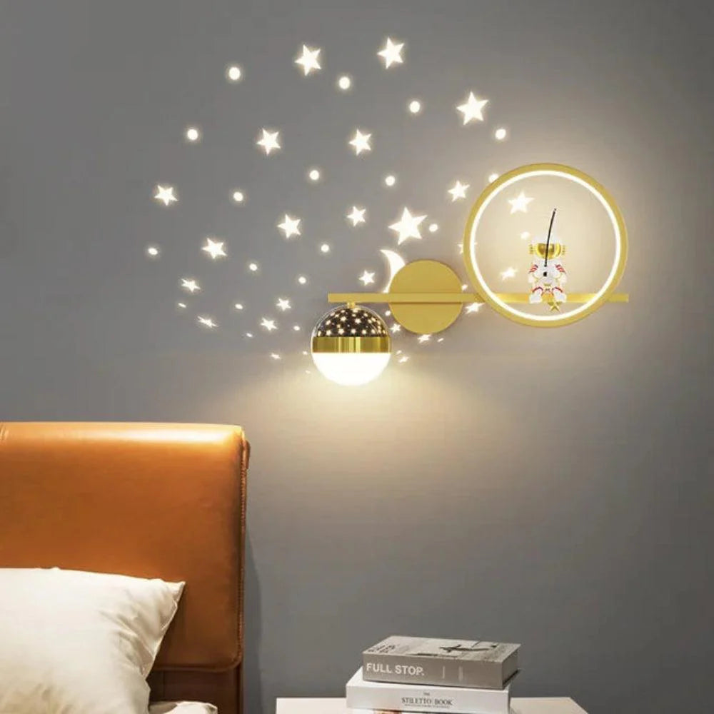 AstroStars | Magische projectie wandlamp voor een betoverende kinderkamer
