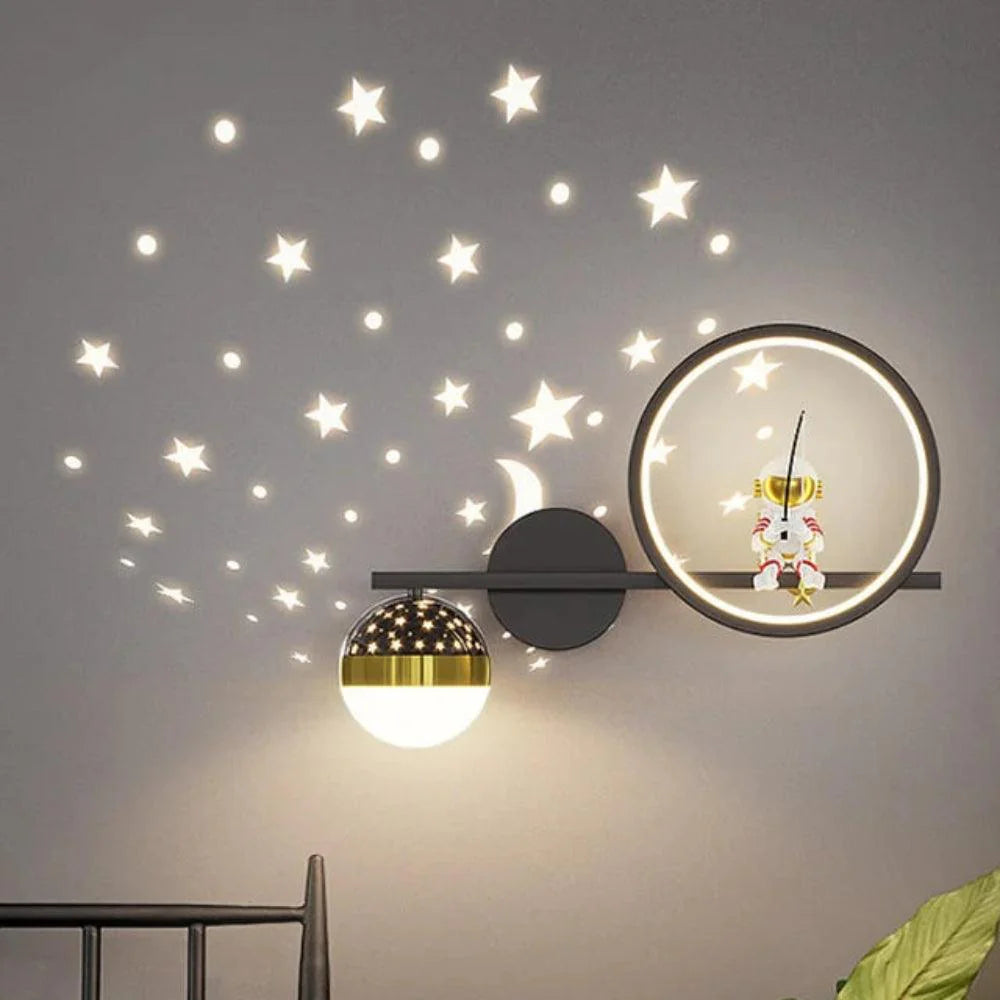 AstroStars | Magische projectie wandlamp voor een betoverende kinderkamer