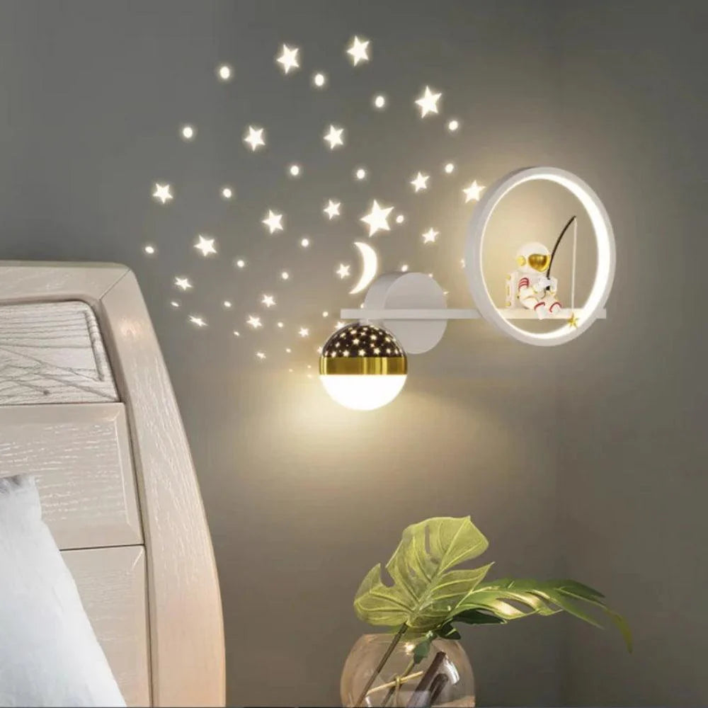 AstroStars | Magische projectie wandlamp voor een betoverende kinderkamer