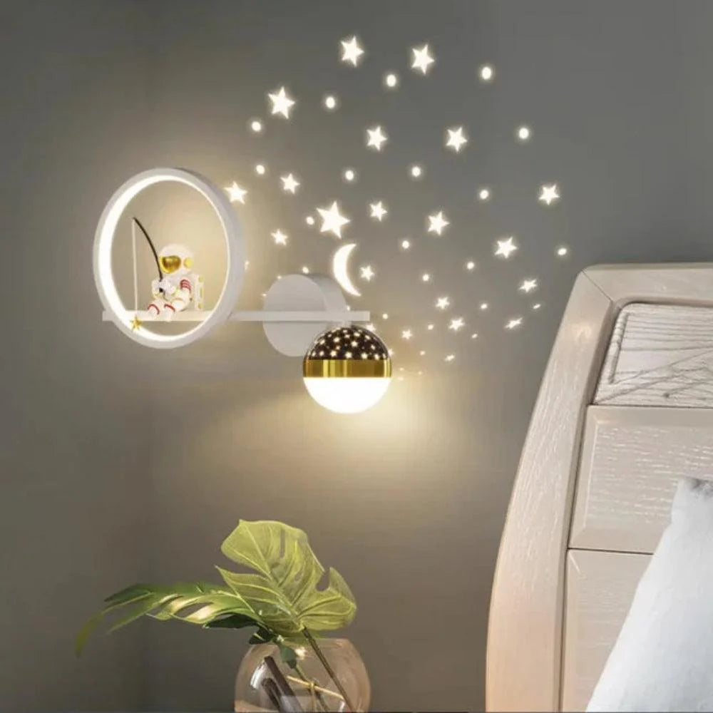 AstroStars | Magische projectie wandlamp voor een betoverende kinderkamer