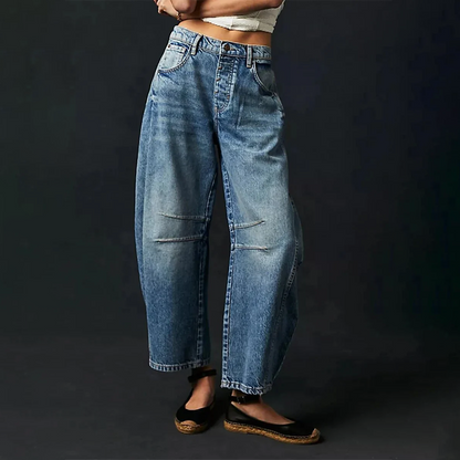 Comfortabele Wijde Broek Voor Dames Met Relaxte Pasvorm