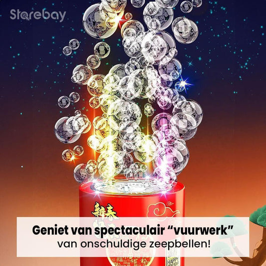 BubbleBlast™ | Vuurwerk bellenblaasmachine