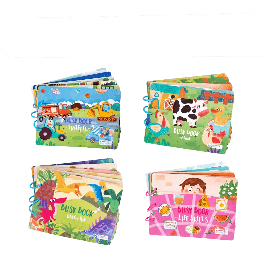 BusyBook™  | Ontdek de wereld met dit zintuigenboek voor kinderen