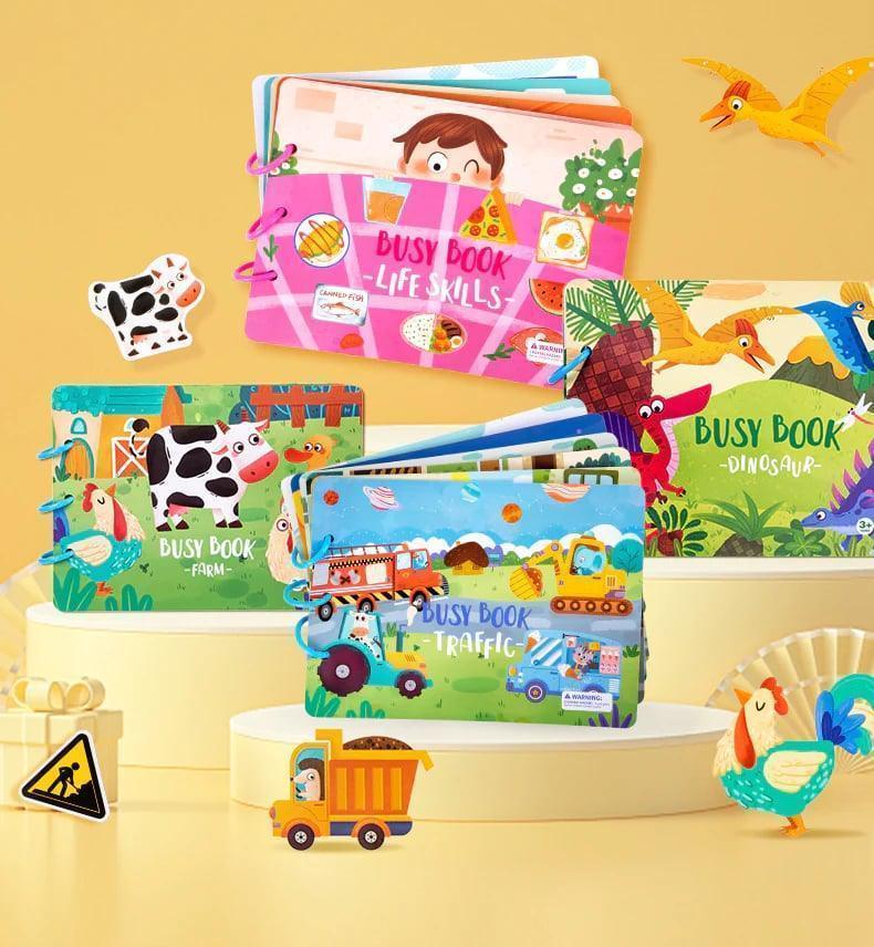 BusyBook™  | Ontdek de wereld met dit zintuigenboek voor kinderen
