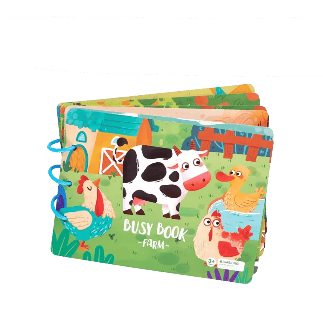 BusyBook™  | Ontdek de wereld met dit zintuigenboek voor kinderen