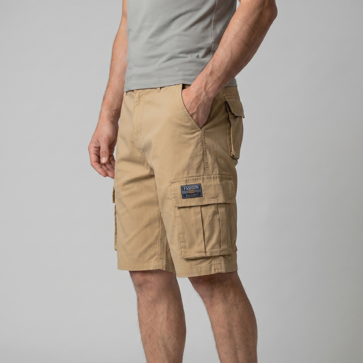 Cargo Shorts Heren Relaxed Fit Meerdere Zakken Casual
