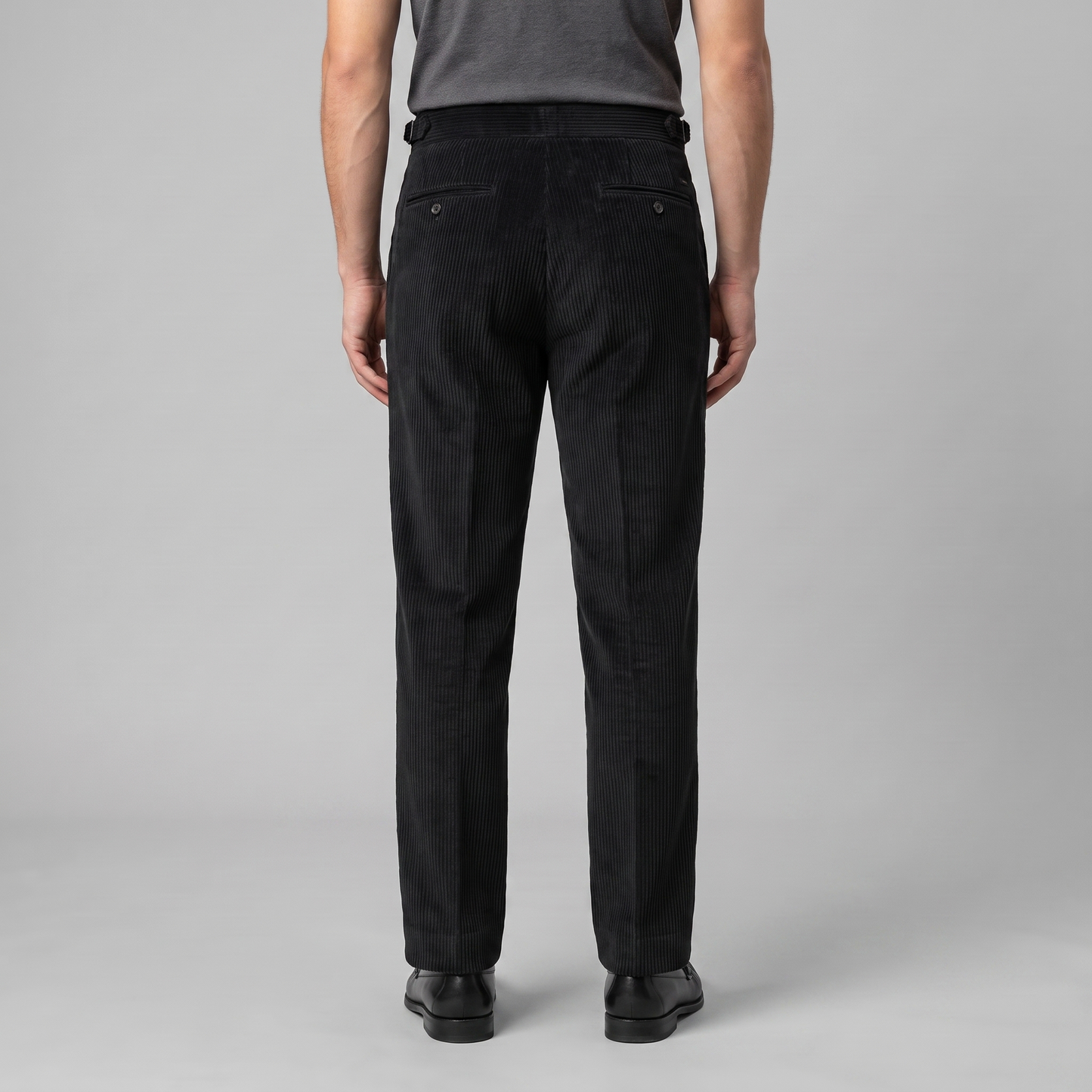 Corduroy Pleated Trousers Heren Klassiek Formeel