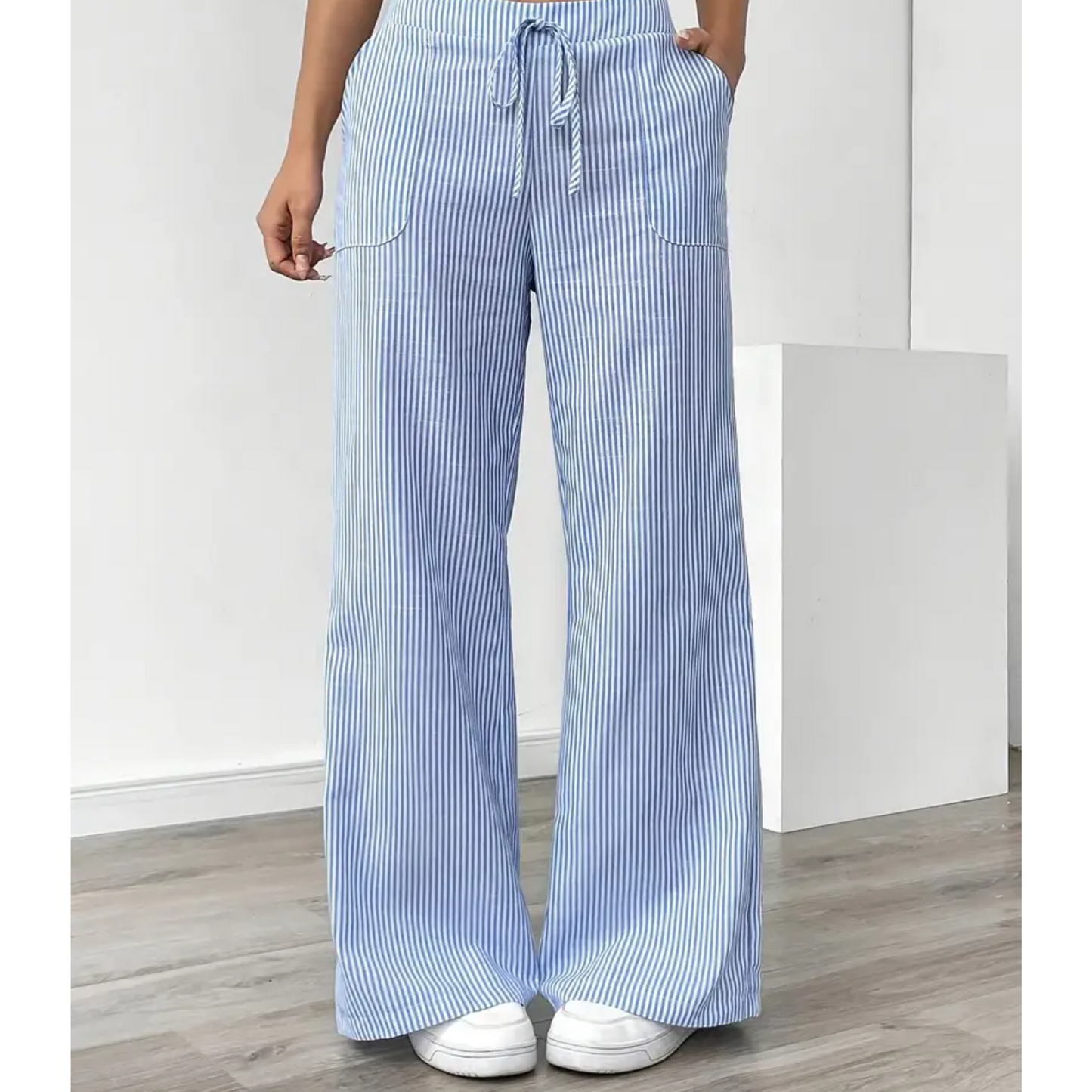 Dames Linnen Brede Broek