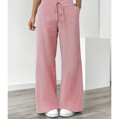 Dames Linnen Brede Broek