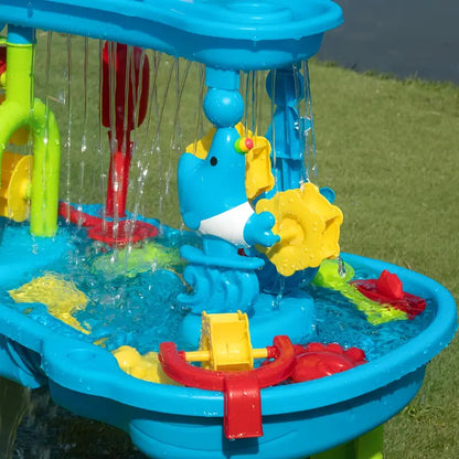 3-Laags Zand en Water Speeltafel met Accessoires voor Kinderen