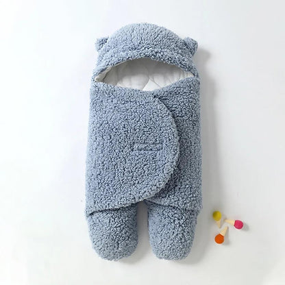 Fluffy Beren wikkeldeken | Warme en knusse baby slaapzak