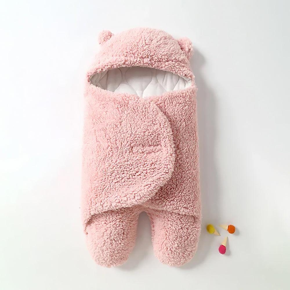 Fluffy Beren wikkeldeken | Warme en knusse baby slaapzak