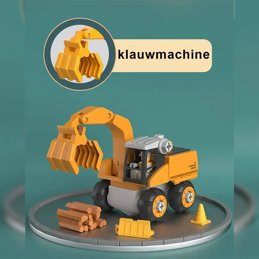 Graafmachine Avontuur | Educatief bouwspeelgoed voor jonge ingenieurs