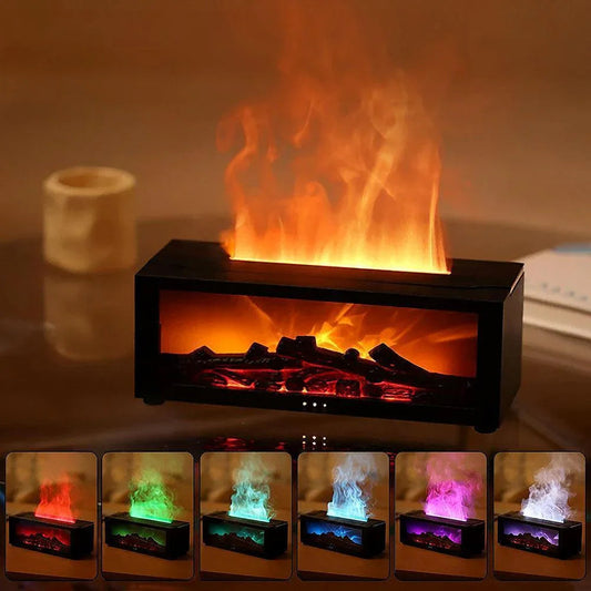HaardVlam Luxe™ | Diffuser met vlamprojectie en aromatherapie