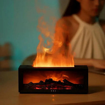HaardVlam Luxe™ | Diffuser met vlamprojectie en aromatherapie