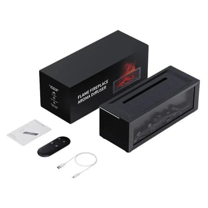 HaardVlam Luxe™ | Diffuser met vlamprojectie en aromatherapie