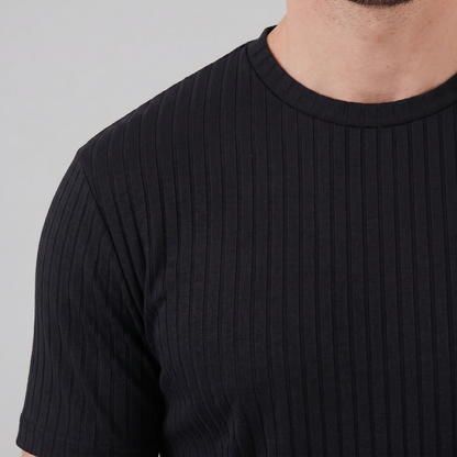 Henley Shirt Heren Slim Fit Lange Mouwen Casual