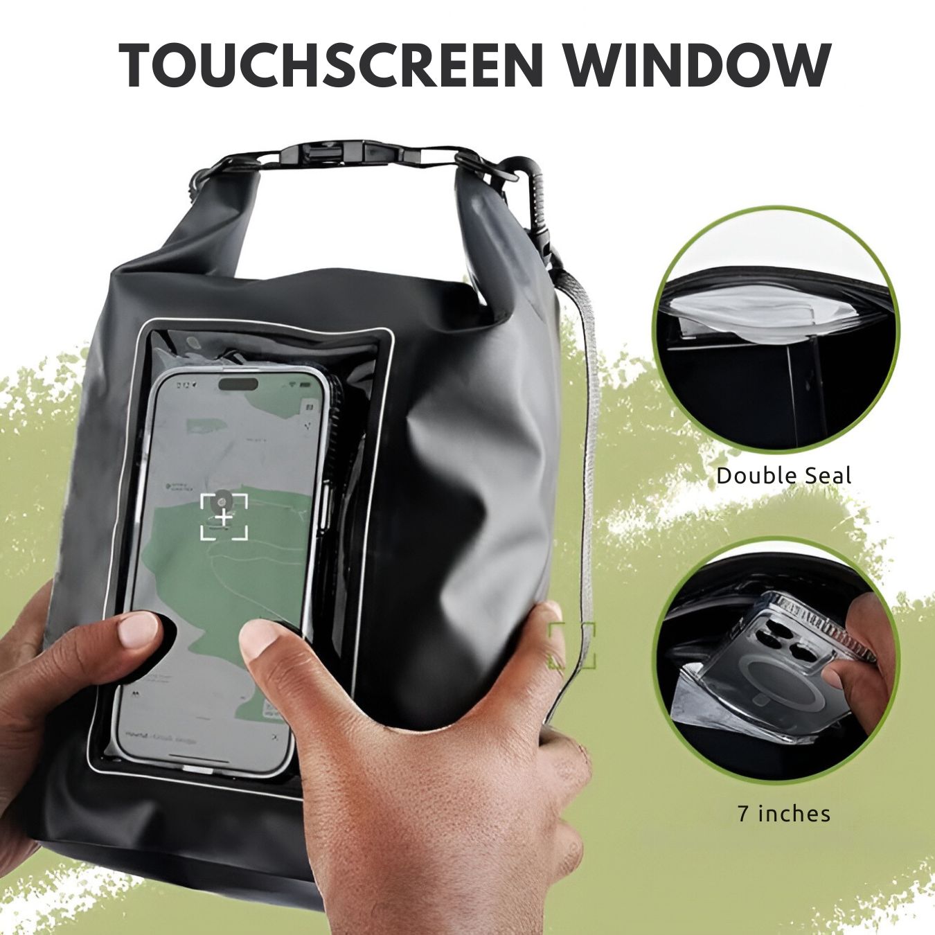AquaGuard™ Waterdichte Telefoonhoes – Bescherm je Smartphone tijdens Strand, Zwemmen & Watersport