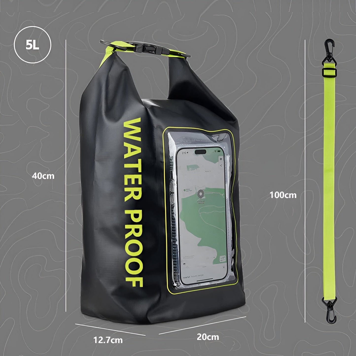 AquaGuard™ Waterdichte Telefoonhoes – Bescherm je Smartphone tijdens Strand, Zwemmen & Watersport