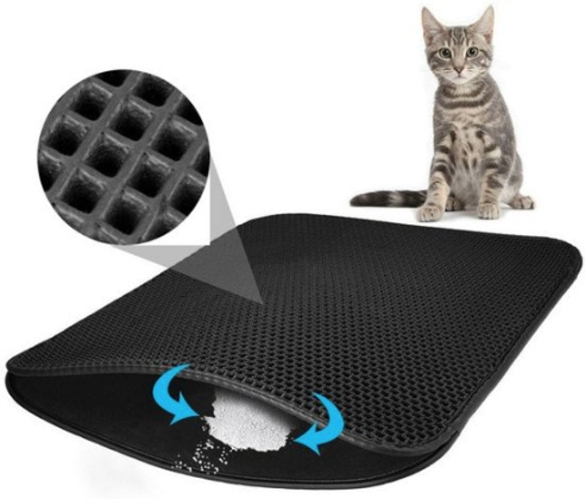 Kattenbakmat - Grit opvanger - Hygiënisch en Makkelijk