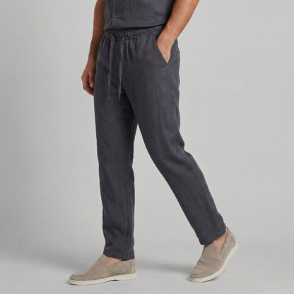 Linnen Broek Heren Wide Leg Casual Zomer