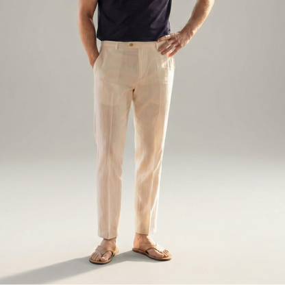 Linnen Broek Heren Zomer Casual Formeel
