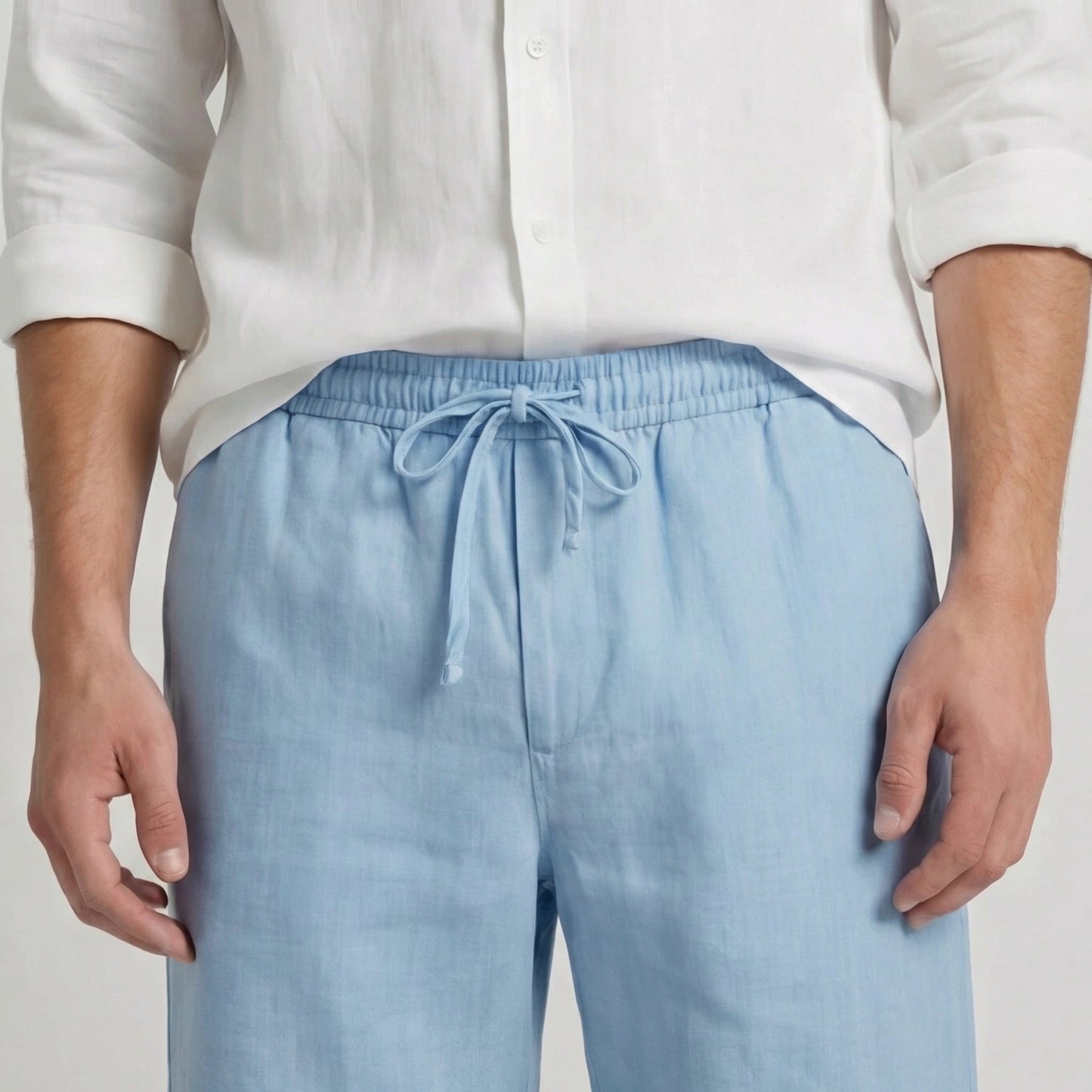 Linnen Shorts Heren Casual Zomer