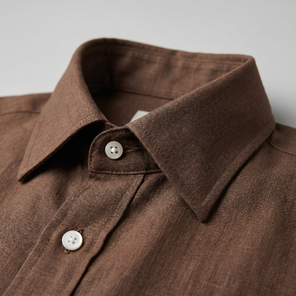 Overhemd Heren Oversized Lange Mouwen Casual