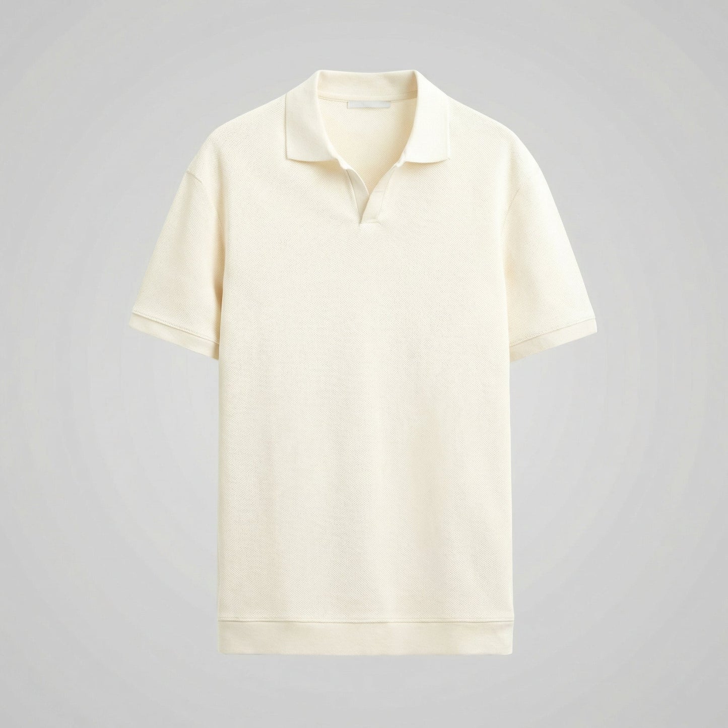 Polo Shirt Heren V-Hals Structured Casual Chic