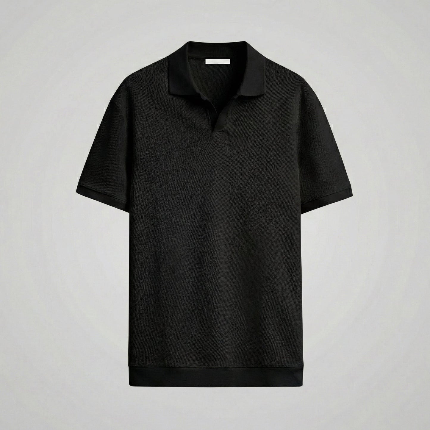 Polo Shirt Heren V-Hals Structured Casual Chic