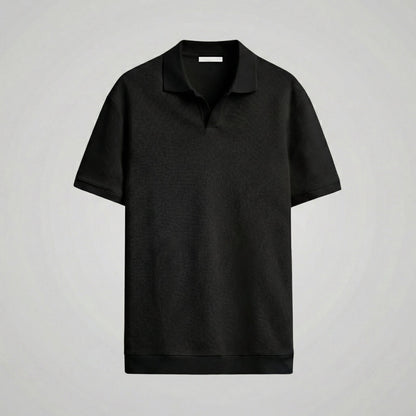 Polo Shirt Heren V-Hals Structured Casual Chic