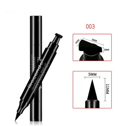 3-in-1 Eyeliner | Angle Brush + Vamp Stamp | Waterproof