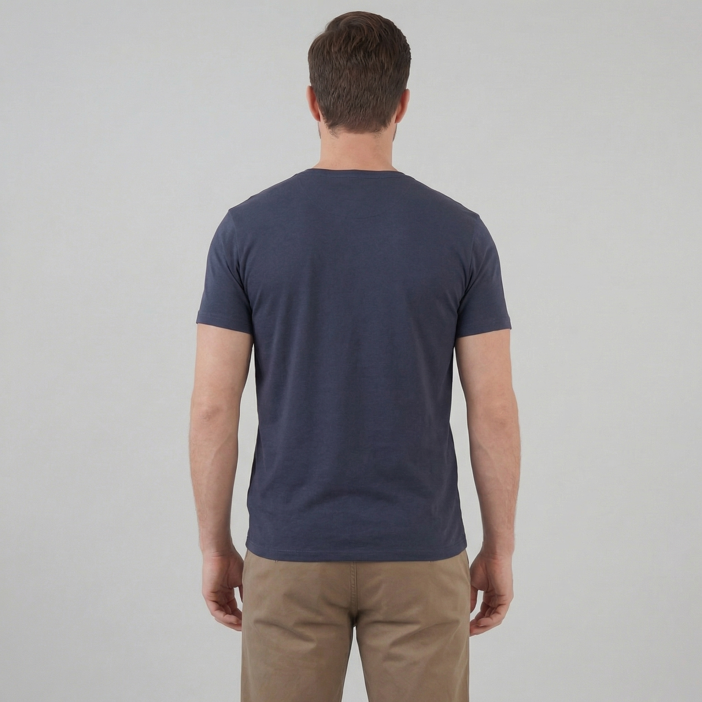 Slim Fit T-Shirt Heren Casual