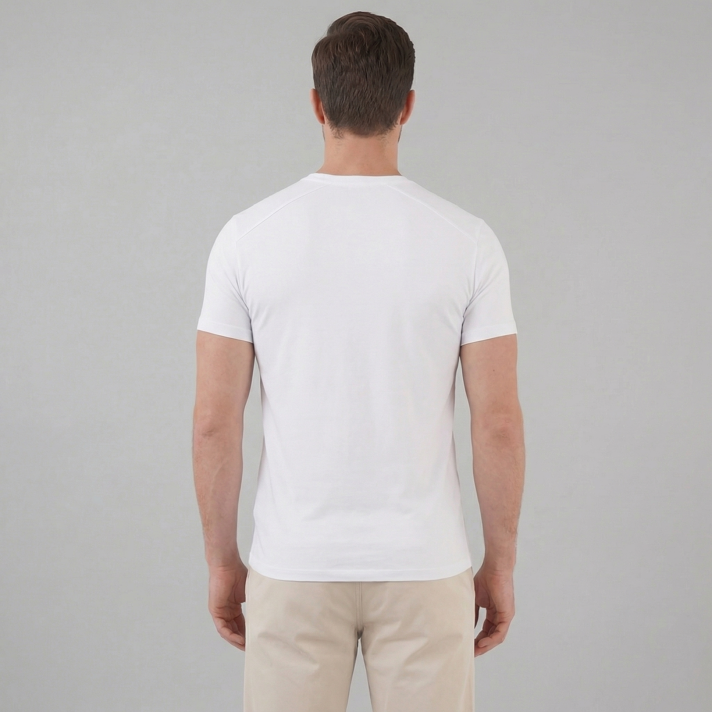 Slim Fit T-Shirt Heren Casual